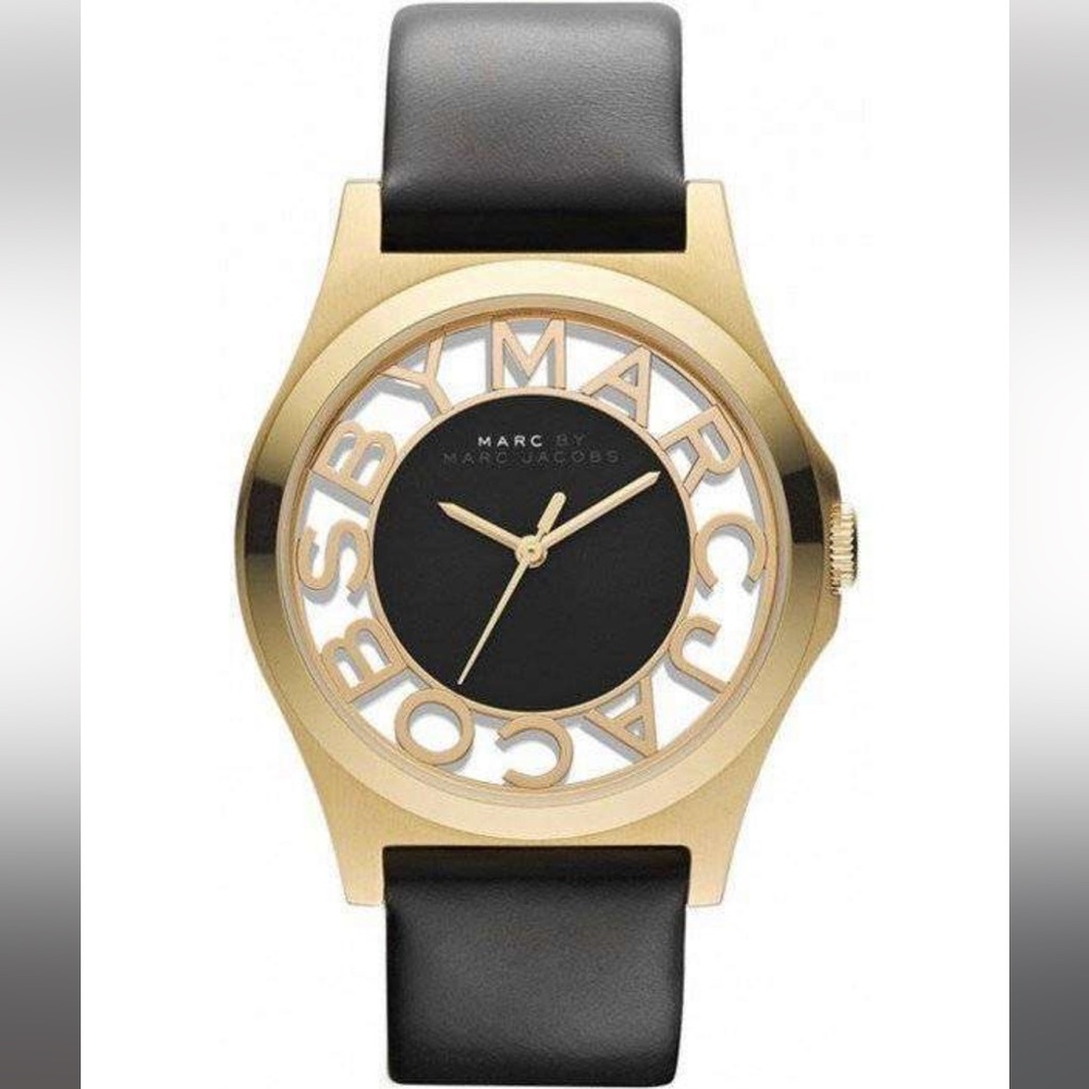 Marc By Marc Jacobs Henry Skeleton Black Dial MBM1246 Womens Watch